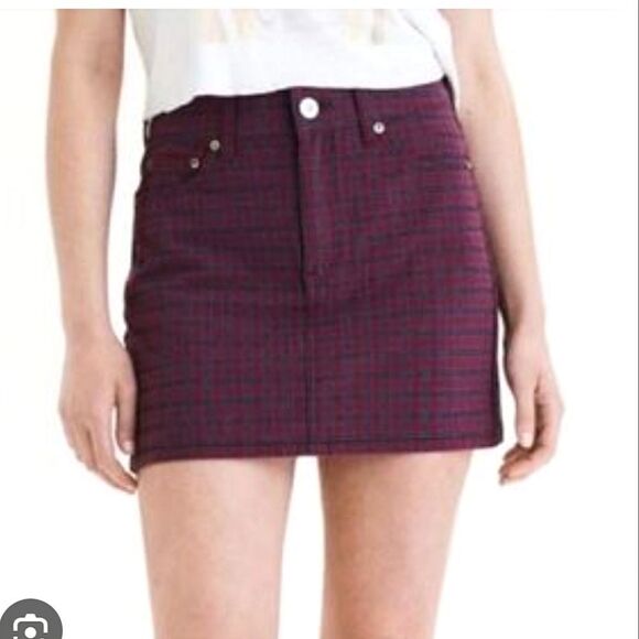 American eagle plaid skirt sz 10 - Picture 2 of 9